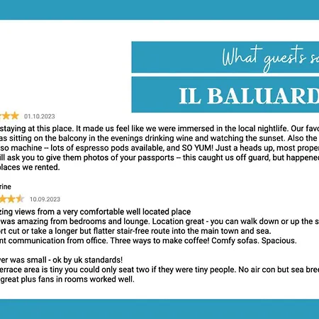 Il Baluardo Sea View On The Cliff